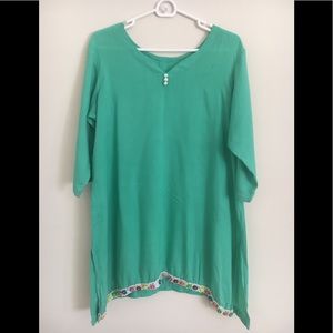 Handmade linen top for women